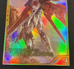 Gundam Arsenal Base Aile Strike Gundam PR-012 Promo Card GAT-X105 Holographic - Image 4