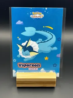 Let's Go Eevee Database Holo Peru Card: Sleeping Vaporeon - Image 1