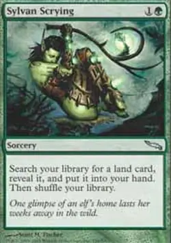 MRM ENGLISH Regard sylvestre (Sylvan Scrying) MTG magic MRD - Image 1