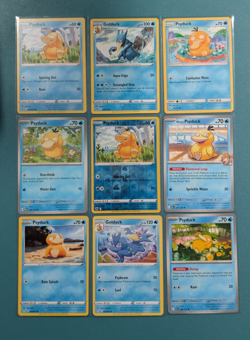 Psyduck Evolutions Lot of 9 Pokemon Cards - Image 1