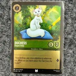 Disney Lorcana Duchess Elegant Feline 112/204 Foil Archazia's Island NM - Image 1