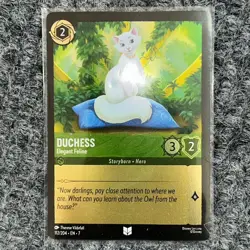 Disney Lorcana Duchess Elegant Feline 112/204 Foil Archazia's Island NM - Image 2