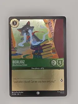 2025 Disney Lorcana Archazia's Island Berlioz #99/204 Cold Foil - Image 1