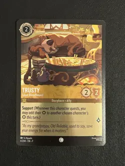 Disney Lorcana - Trusty - Loyal Bloodhound 6/204 Archazia's Island Foil - Image 1