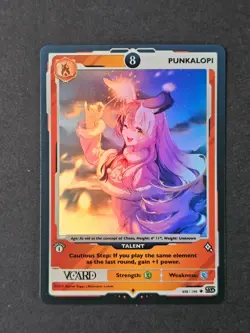 Punkalopi 8 Holo Card First (1st) Edition Rising Stars GamerSupps VCard 058/190 - Image 1