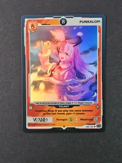 Punkalopi 8 Holo Card First (1st) Edition Rising Stars GamerSupps VCard 058/190 - Image 3