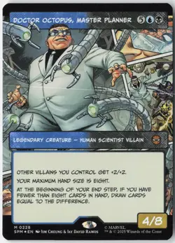 Doctor Octopus, Master Planner (Borderless) 228 Marvel's Spider-Man MTG Foil NM - Image 1