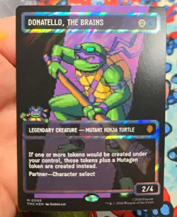 Donatello, the Brains Surge Foil Commander: Teenage Mutant Ninja Turtles NM - Image 1