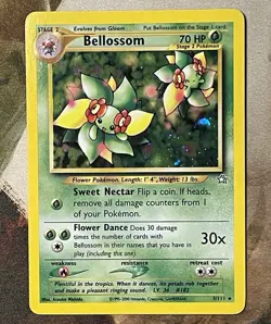 Nintendo Bellossom Neo Genesis 3/111 Holo Rare 70 HP Stage 2 EN 2000 - Image 1