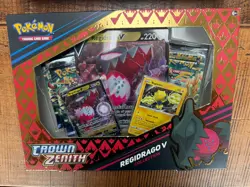 Pokemon TCG Sword & Shield Crown Zenith Collection box REGIDRAGO V 2x - Image 2