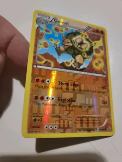 Golem 47/106 HP - B1G1F RARE XY Flashfire Pokemon Card Sumiyoshi Kizuki Art Holo - Image 1