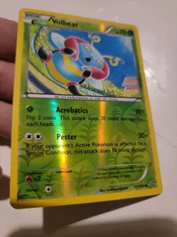 Pokemon Volbeat XY Primal Clash 17/160 NM Reverse Holo Common Card - Image 1