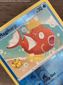Magikarp [Reverse Holo] #39 Pokemon Rebel Clash Holo NM Pokemon Card - Image 2