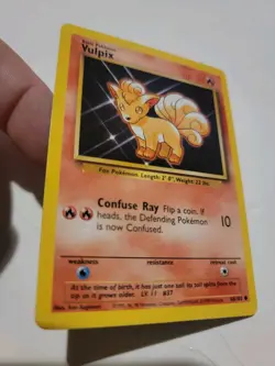 Pokemon Card Vulpix 68/102 Base Set Unlimited Common Vintage WOTC 1999 Vintage - Image 1