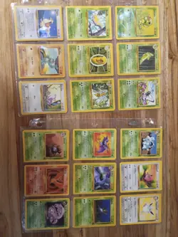 Pokemon Binder Lot Team Rocket Base Jungle Fossil Gym Leaders !Read Description! - Image 3