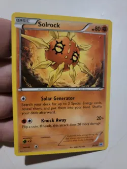 Pokemon TCG Solrock XY Trainer Kit Latias & Latios 26/30 Regular Common Card - Image 1