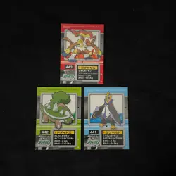 Infernape, Empoleon, & Torterra Pokemon Kids Advanced Sticker Cards - Image 1