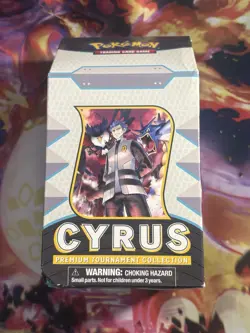 Pokemon TCG Cyrus Premium Tournament Collection Box - Sealed - Image 1