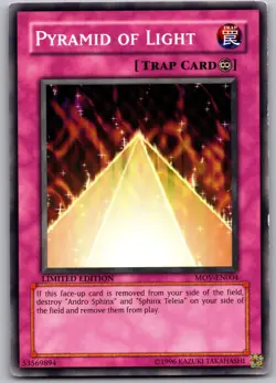 Pyramid of Light Common Yu-Gi-Oh! The Movie Promo Set MOV-EN004 LP - Image 1