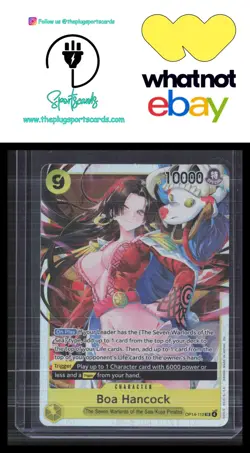 The Azure Sea's Seven #OP14-112 Boa Hancock Super Rare 🔥 - Image 1