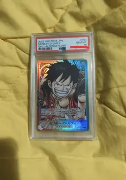 PSA 10 Monkey D. Luffy OP01-003 Leader Parallel Romance Dawn One Piece Jap - Image 3
