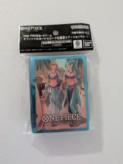 Nami & Vivi 70 Sleeves One Piece Card Game Sleeves. New Factory Sealed - Image 1