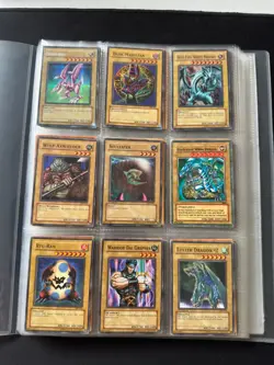 Yu-Gi-Oh Card Collection Binder Lot Blue-Eyes Dark Magician Red-Eyes Toon Dragon - Image 1