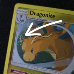 HEAD WHOLE SWIRL BLEED 🌀💫 Dragonite 119/181 Team Up Cosmos Promo Pokemon Card - Image 1