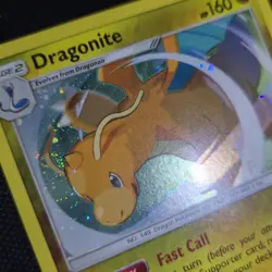 HEAD WHOLE SWIRL BLEED 🌀💫 Dragonite 119/181 Team Up Cosmos Promo Pokemon Card - Image 2