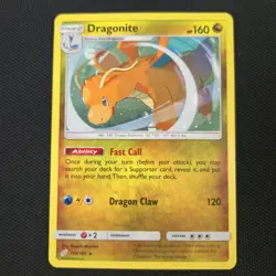 HEAD WHOLE SWIRL BLEED 🌀💫 Dragonite 119/181 Team Up Cosmos Promo Pokemon Card - Image 4