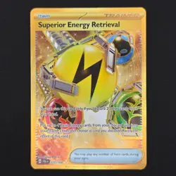 Pokemon TCG Card Superior Energy Retrieval 277/193 Paldea Evolved - LP - Image 1