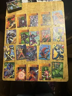 Marvel Overpower Ccg Card Lot Of 76 Cards - Image 1