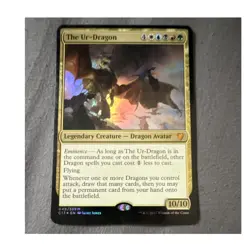 The Ur-Dragon Commander 2017 048/309 Foil English OVERSIZED - Mythic - Image 1