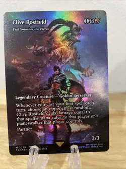MTG Clive Rosfield - Vial Smasher the Fierce Showcase FOIL #0059 Mythic FCA NM/M - Image 1