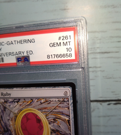 2022 MTG Mox Ruby PSA 10 GEM MINT 30th Anniversary POP 14 Power Nine - Image 4