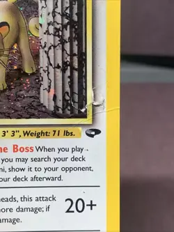 Pokemon TCG Giovanni's Persian 8/132 Gym Challenge Holo Rare WOTC VTG HP/DMG - Image 2