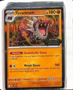 Pokemon TCG Perfect Order Build & Battle Stamped Promo Tyrantrum #066 Sealed New - Image 1