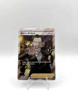 Pokemon Boss's Orders Giovanni Ultra Rare Holo Trainer Rebel Clash 189/192 NM - Image 1