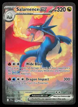 Salamence ex 187/159 Special Illustration Rare Journey Together Pokemon Card - Image 1