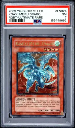 Koa'ki Meiru Drago RGBT-EN024 1st Edition-ultimate Rare Yugioh PSA 7 *692 - Image 1