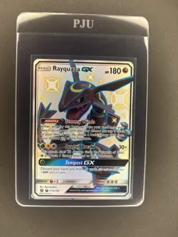 Pokemon TCG Rayquaza GX 177A/168 Alternate Art Promo Holo 2019 Basic 180 HP - Image 1