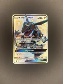Pokemon TCG Rayquaza GX 177A/168 Alternate Art Promo Holo 2019 Basic 180 HP - Image 2