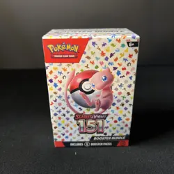 Pokemon English Scarlet & Violet 151 Mew Booster Bundle Box - 6 Packs 2023 - Image 1