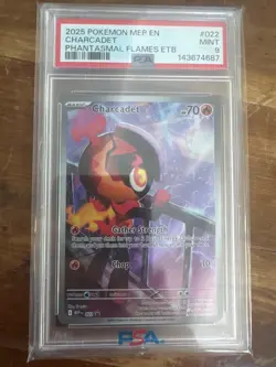 PSA 9 - 2025 Pokemon MEP Charcadet ETB Promo #22 - Image 1