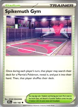 Spikemuth Gym Destined Rivals 169/182 Uncommon Pokemon Near Mint - Image 1