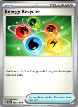 Energy Recycler Destined Rivals 164/182 Uncommon Pokemon Near Mint - Image 1