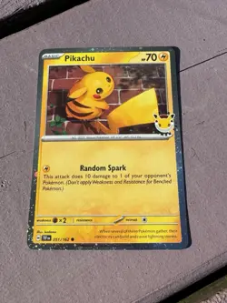 2026 Pokemon Day Pikachu 30th Anniversary Promo 51/162 Fart Swirl Double Swirl - Image 5