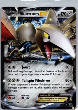Skarmory EX 80/146 XY EX Rare Holo Pokemon - Image 1