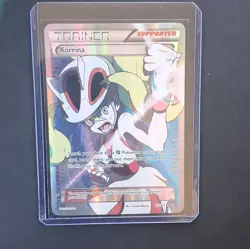 Pokemon TCG Korrina 111/111 XY Furious Fists Ultra Rare Full Art Holo ENG - Image 1