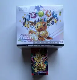 Pokemon Prismatic Evolutions Elite Trainer Box + Ascended Hero Booster Bundle - Image 1